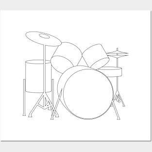 Drums Drummer Drumkit Posters and Art